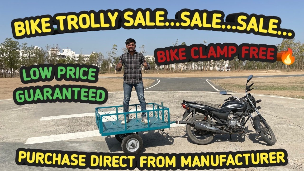 Budget-Friendly Bike Trailer  Low-Cost Cargo Carrier! LOWEST RATES EVER IN INDIA |PARASMANIAGRITECH|