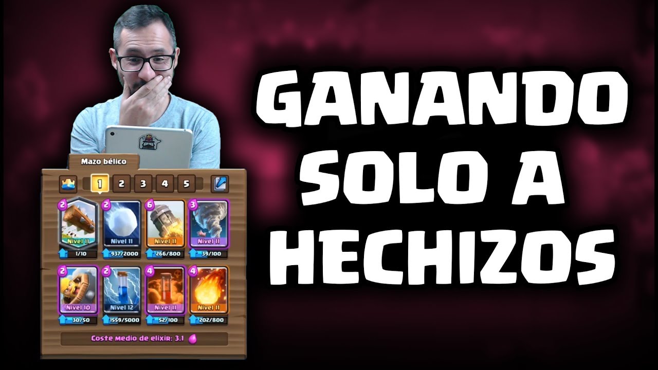 ¡GANANDO SOLO A HECHIZOS! ¿LO CONSEGUIRÉ? | Malcaide Clash Royale