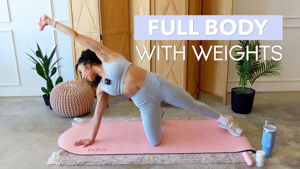Add this to your AT-HOME PILATES ROUTINE! Full Body Pilates Workout + Hair Talk and More!