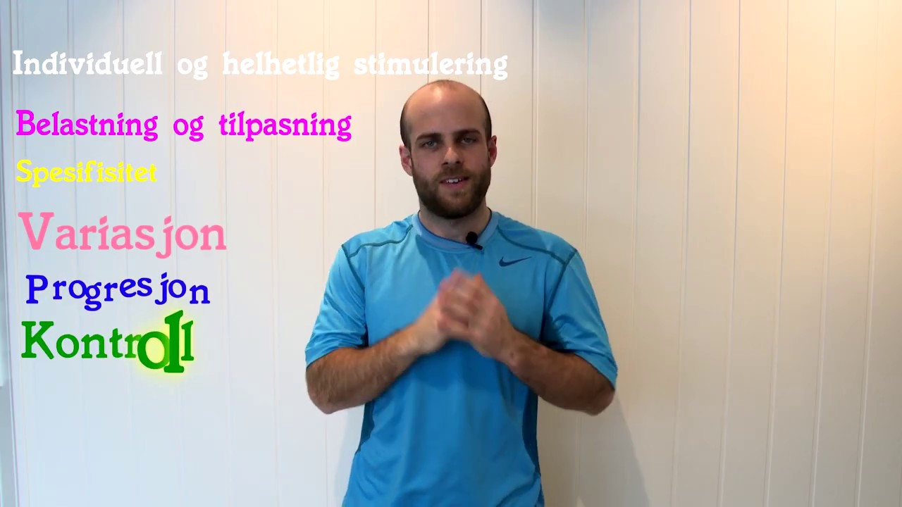 Treningsprinsipper i faget treningslære