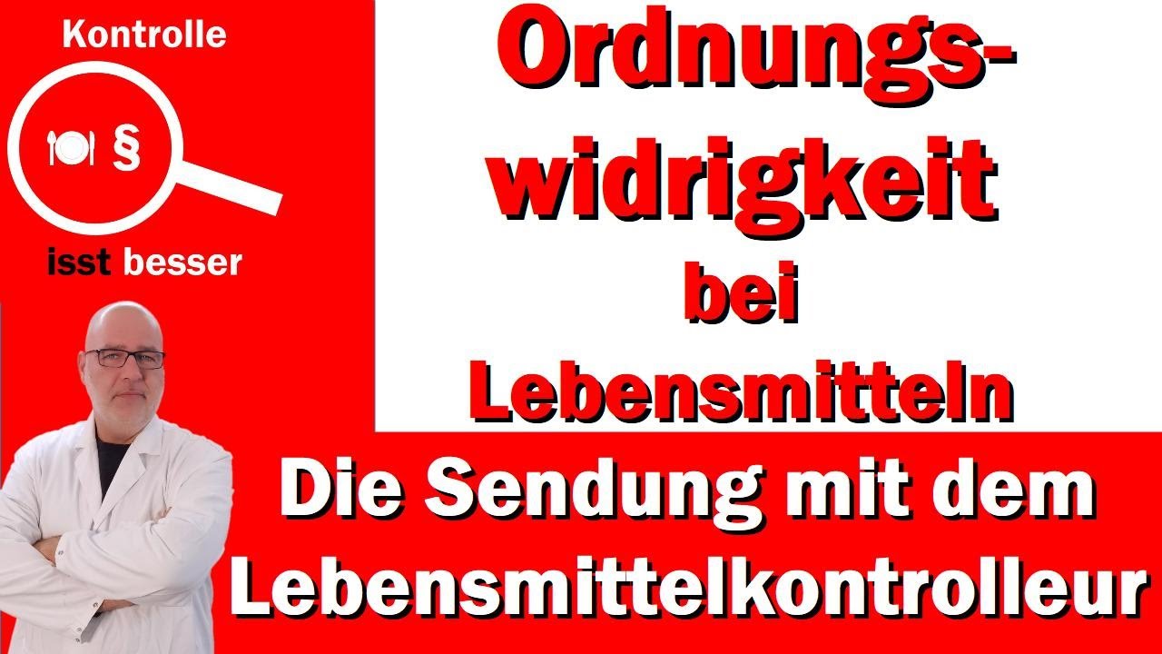 Knolle f&uuml;r den Gastronom - Ordnungswidrigkeiten im Lebensmittelrecht