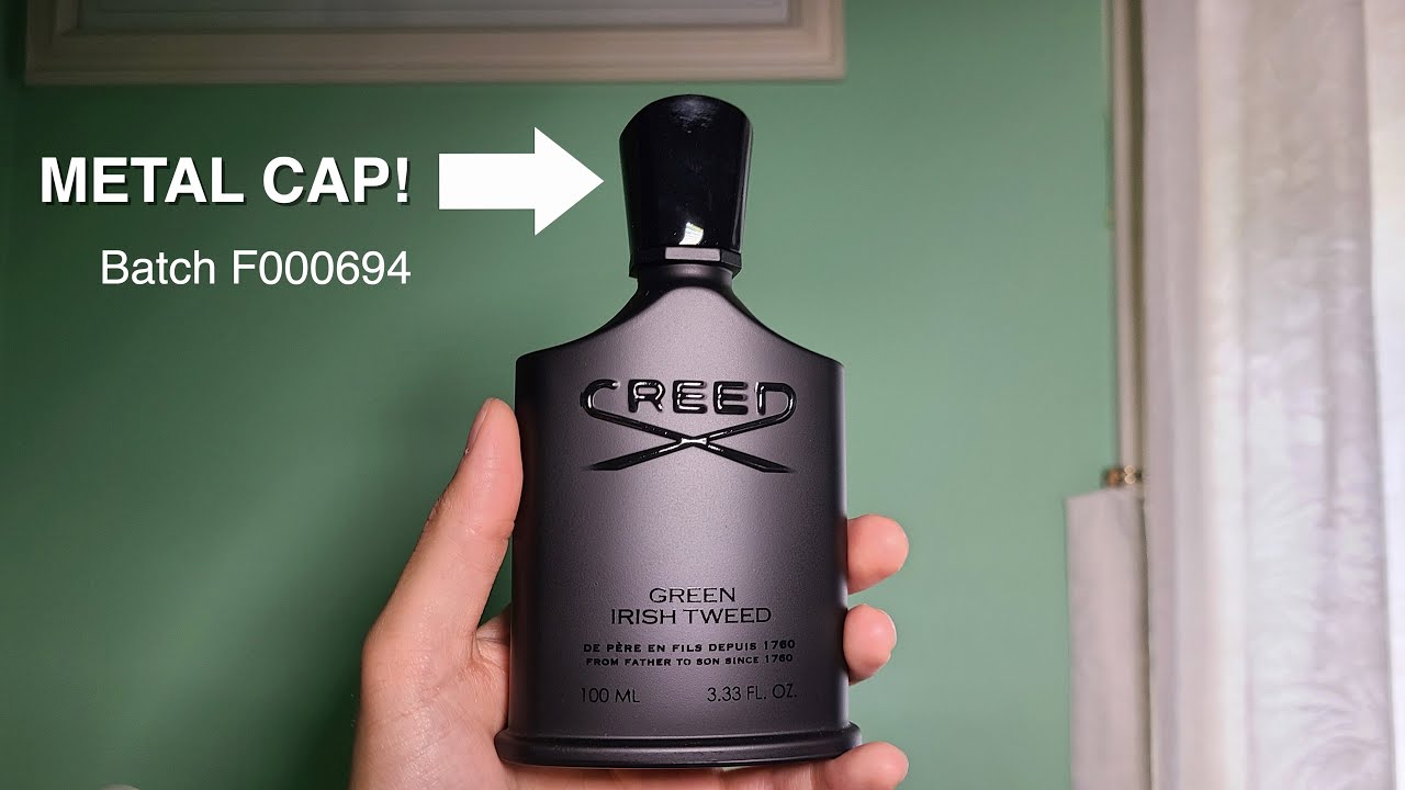 Распаковка Creed Green Irish Tweed 2023! F000694 с металлической крышкой! Новейшие бутылки Creed