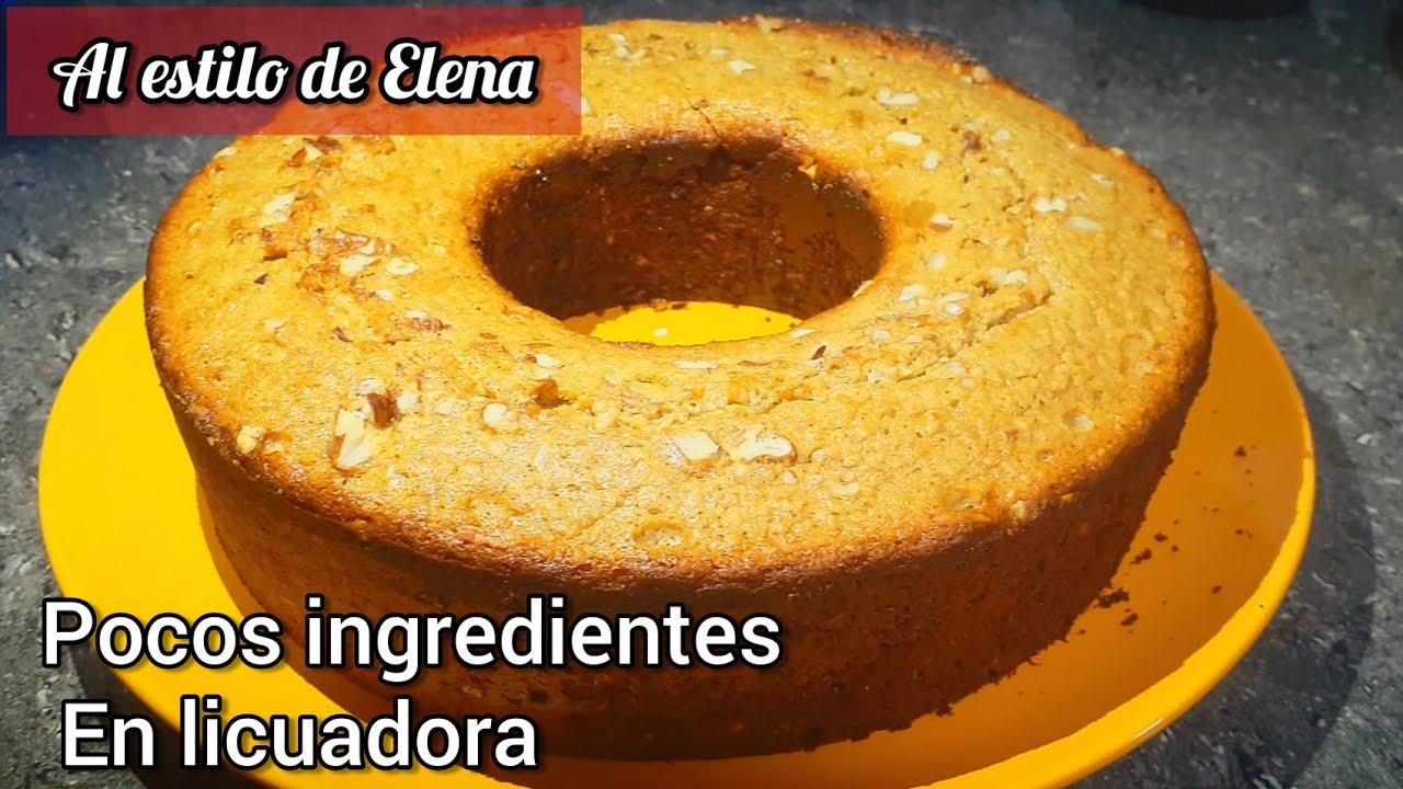Queque de avena con plátano 🍌/ ❗SALUDABLE (SIN GLUTEN). SÚPER FÁCIL ❗