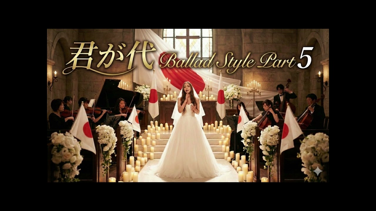君が代　Kimigayo Ballad style part 5