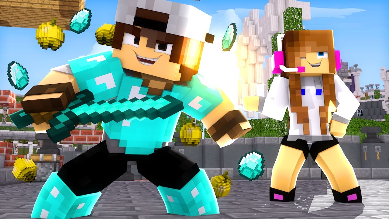 Minecraft: MLG PVP - TENHO OS MELHORES ITENS!