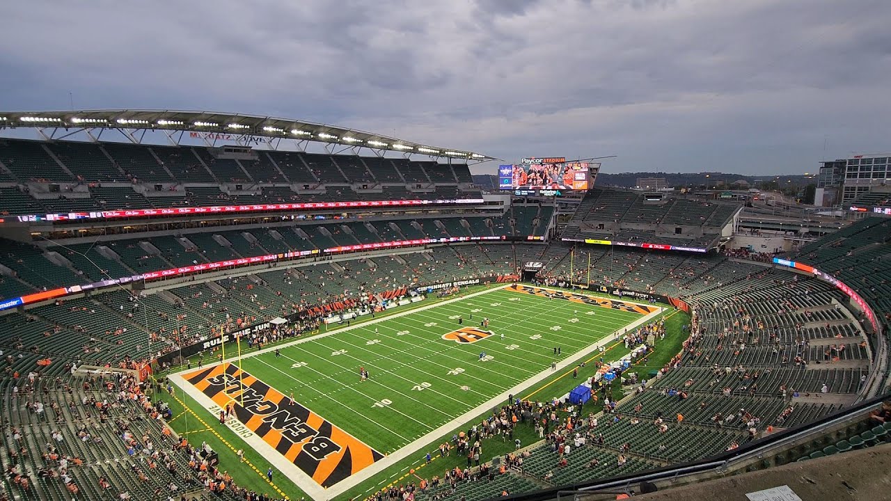 Paycor Stadium. Home of the Cincinnati Bengals.
