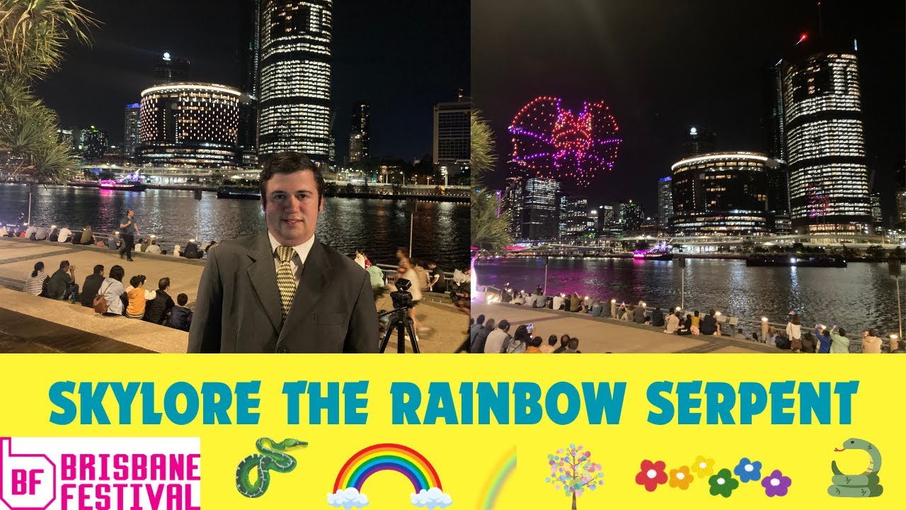 Skylore - The Rainbow Serpent For 2024 At The Brisbane Festival