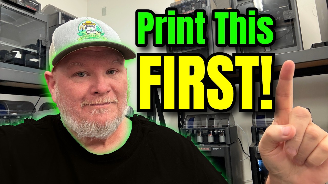 Print This First for your 3D Printer!