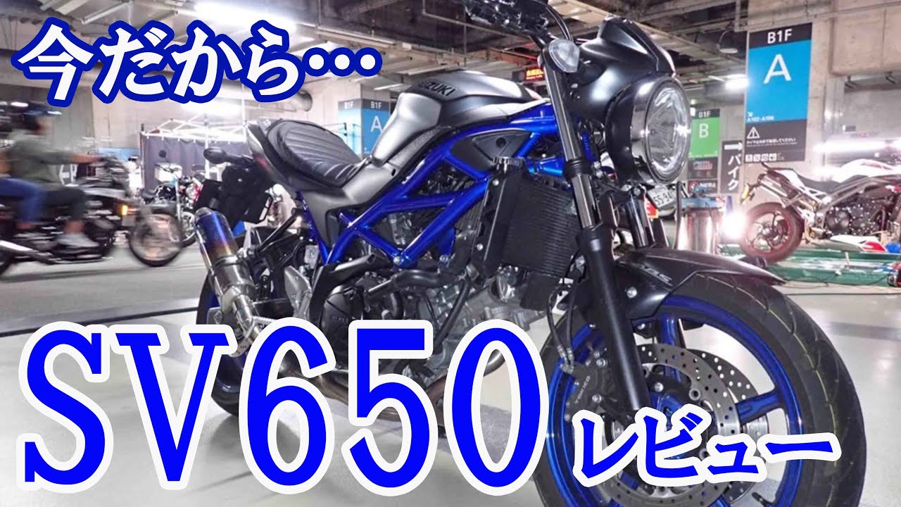 【バイク】3年2万kmを乗ってからのスズキSV650レビュー【音声の大きさにバラつき有】