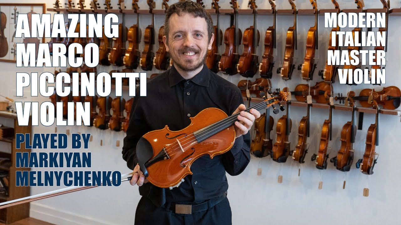 Amazing Marco Piccinotti violin demonstration by Markiyan Melnychenko