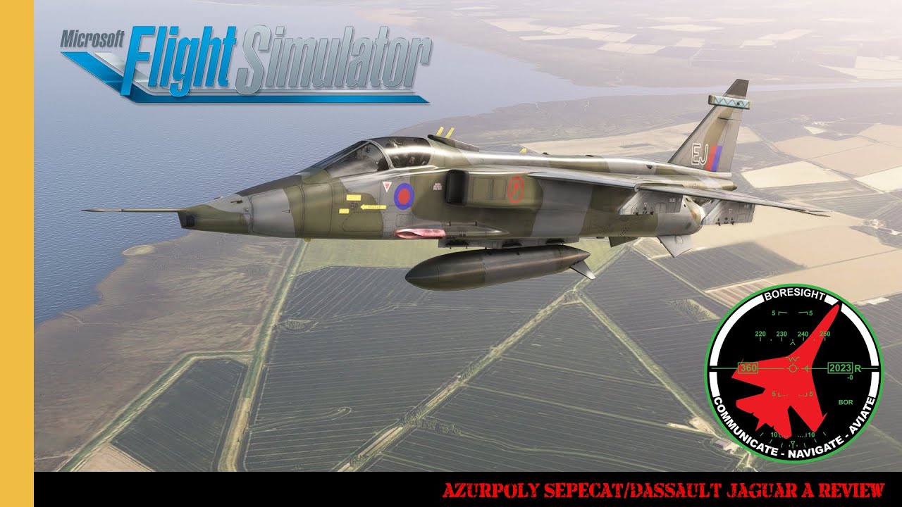 Azurpoly SEPECAT/Dassault Jaguar A Review | Jaguar GR1 | Microsoft Flight Simulator