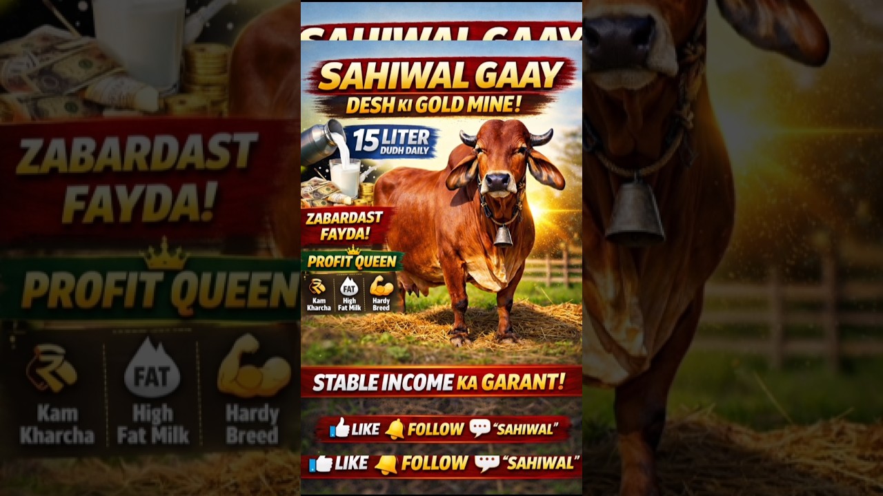 Sahiwal Gaay = Desh Ki Gold Mine 💰🐄 