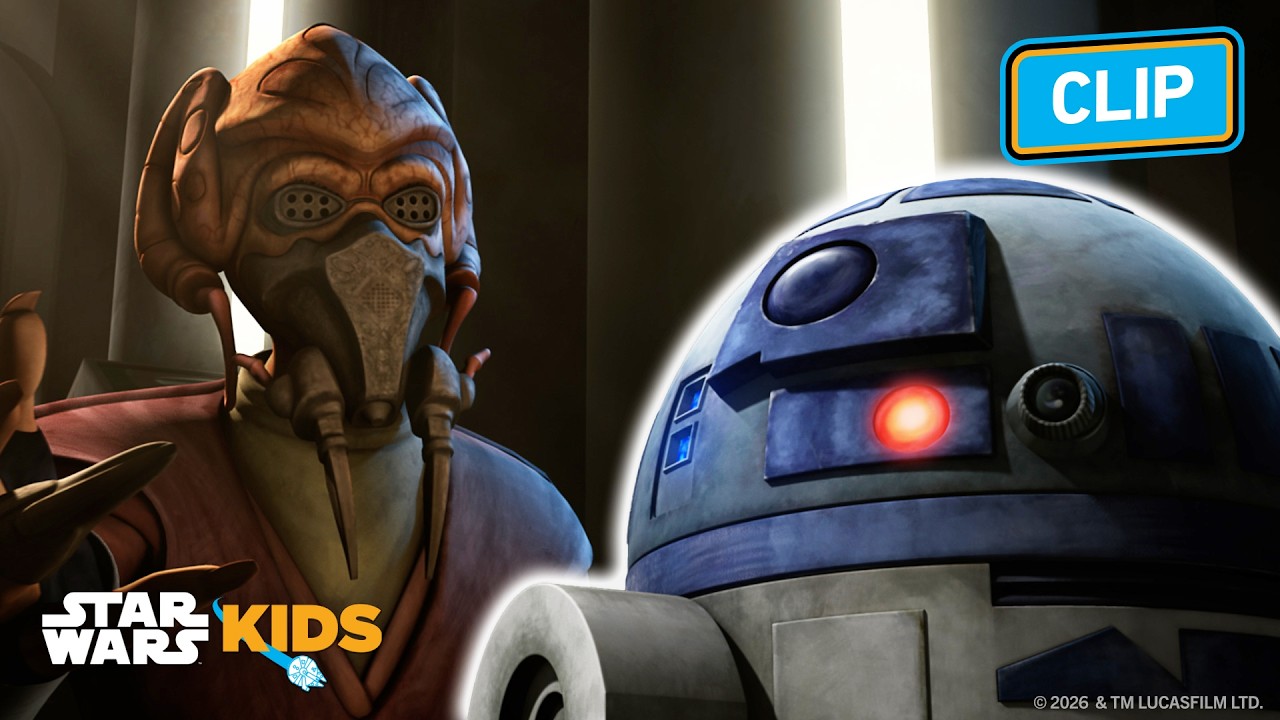 R2-D2 Saves The Day! 🦾🤖 | Star Wars: The Clone Wars | @StarWarsKids