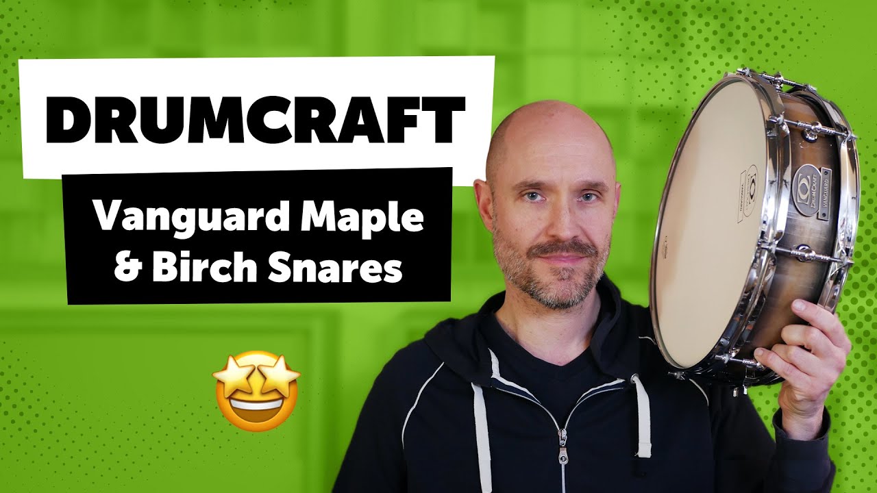 DrumCraft Vanguard | Maple & Birch Snares | Sound Demo