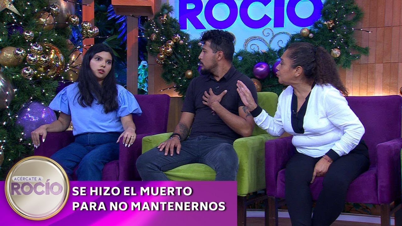 Se hizo el muerto para no mantenernos | Programa del 13 de diciembre del 2023 | Acércate a Rocío