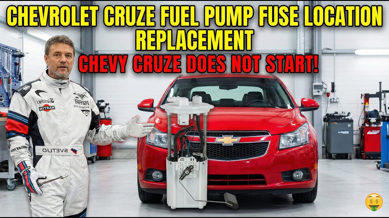 Как починить не заводится Chevrolet Cruze (расположение предохранителя и реле топливного насоса)