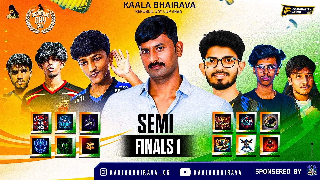 REPUBLIC DAY CUP 2026 || SEMI FINAL 1 || DAY 11 || GAME IS ON NOW @FreeFireIndiaOfficial