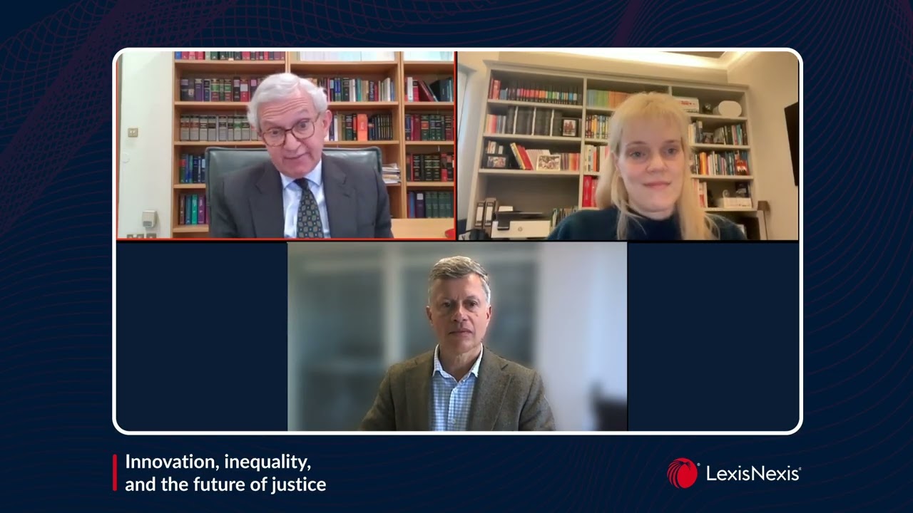 LexisNexis Webinar: Innovation, Inequality, and the Future of Justice