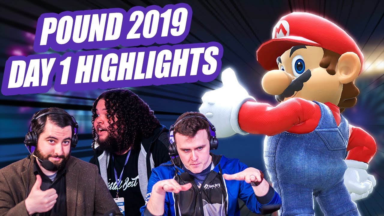 Pound 2019 Smash Bros Ultimate Day 1 Highlights | ft. ANTi, MVD, Plup, and More!!