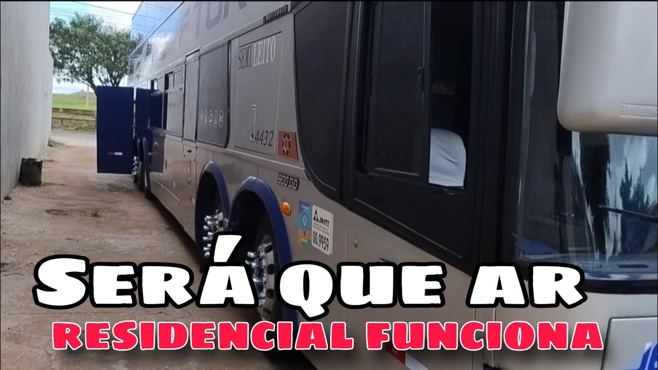 Ar condicionado residencial no meu ônibus*será que funciona*?