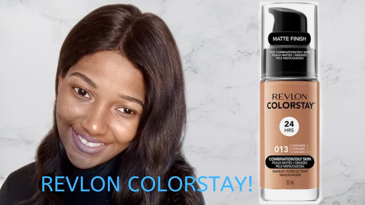 REVLON COLORSTAY MATTE FINISH FOUNDATION REVIEW | CARAMEL 13 | ZIMBABWEAN YouTuber