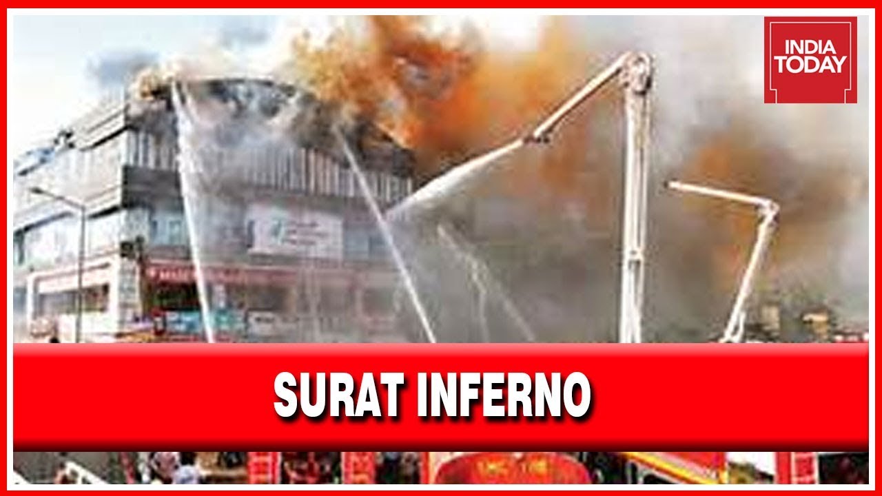 Surat Inferno : 20 Killed In Fire And Others Jumped Off The Building To Save Themselves
