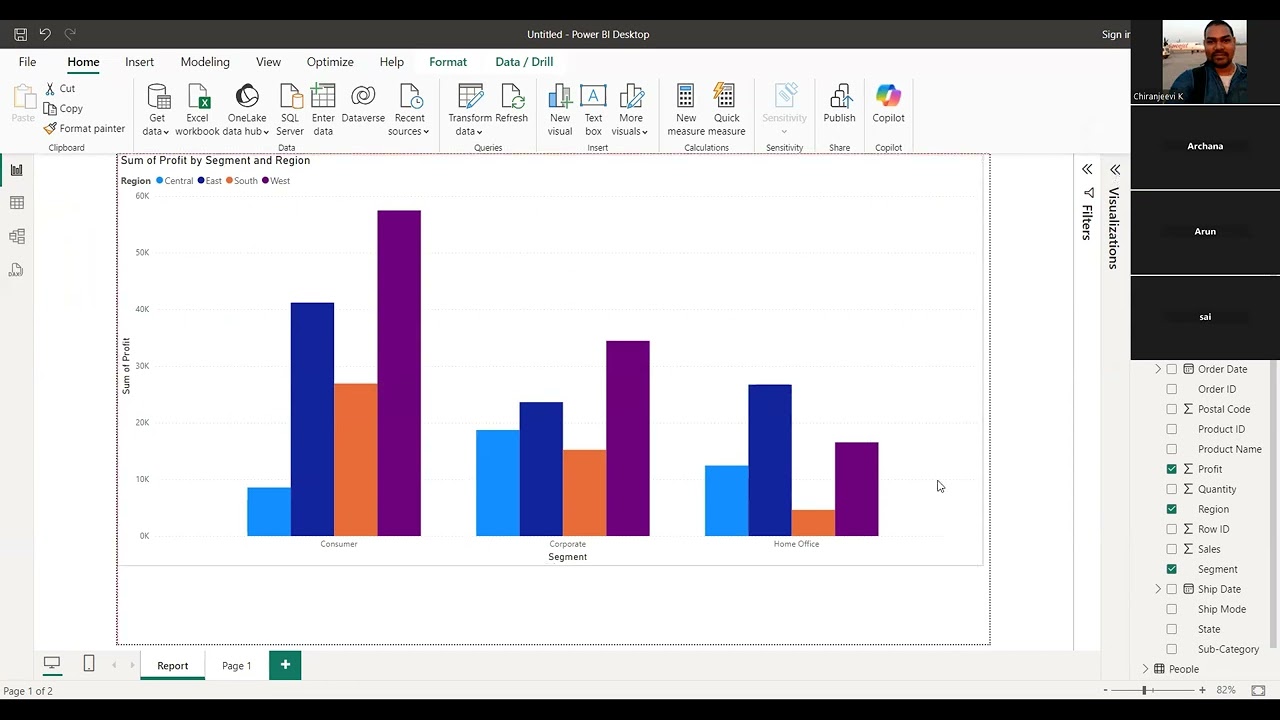 Power BI Basics in English || Power Query || Report View || DAY 1 Part 2