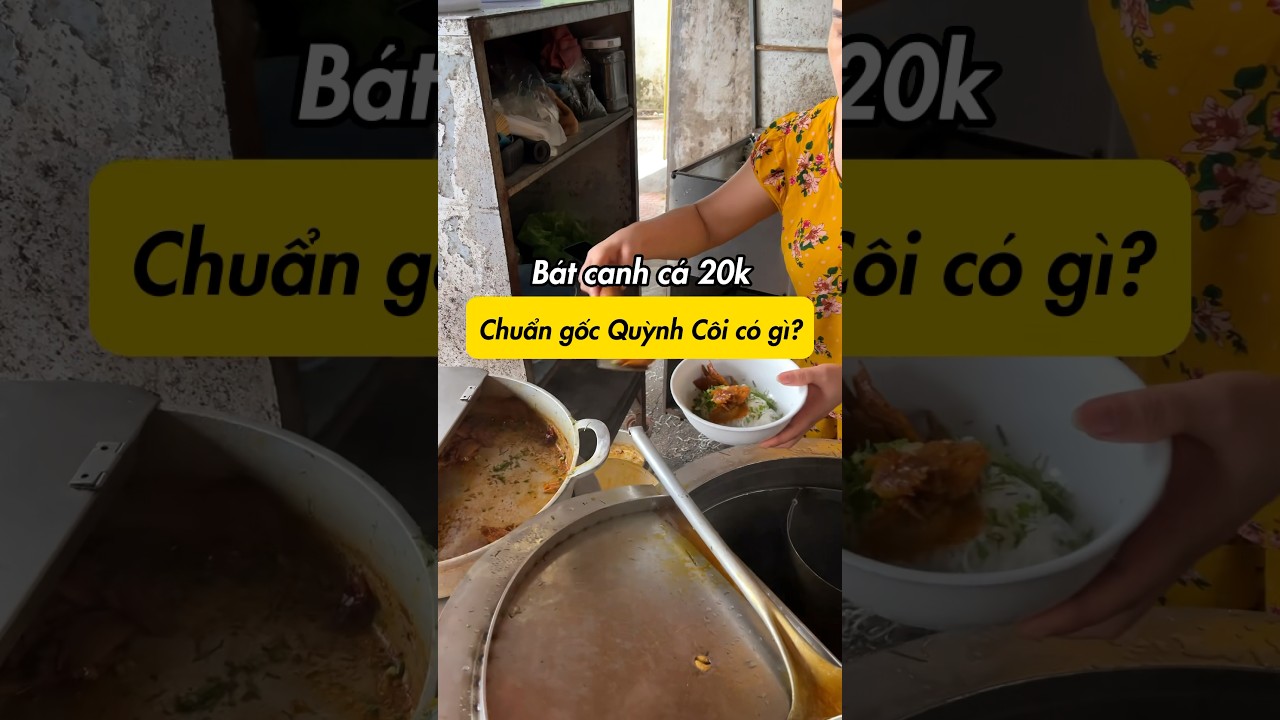 Đặc sản canh c&aacute; r&ocirc; đồng Quỳnh C&ocirc;i, Th&aacute;i B&igrave;nh. #PhamDucTravel