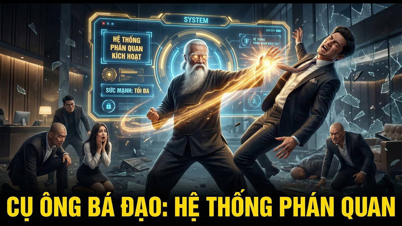 Cụ ông 80 tuổi kích hoạt hệ thống phán quan, thay trời hành đạo khiến kẻ xấu phải cúi đầu nhận lỗi.
