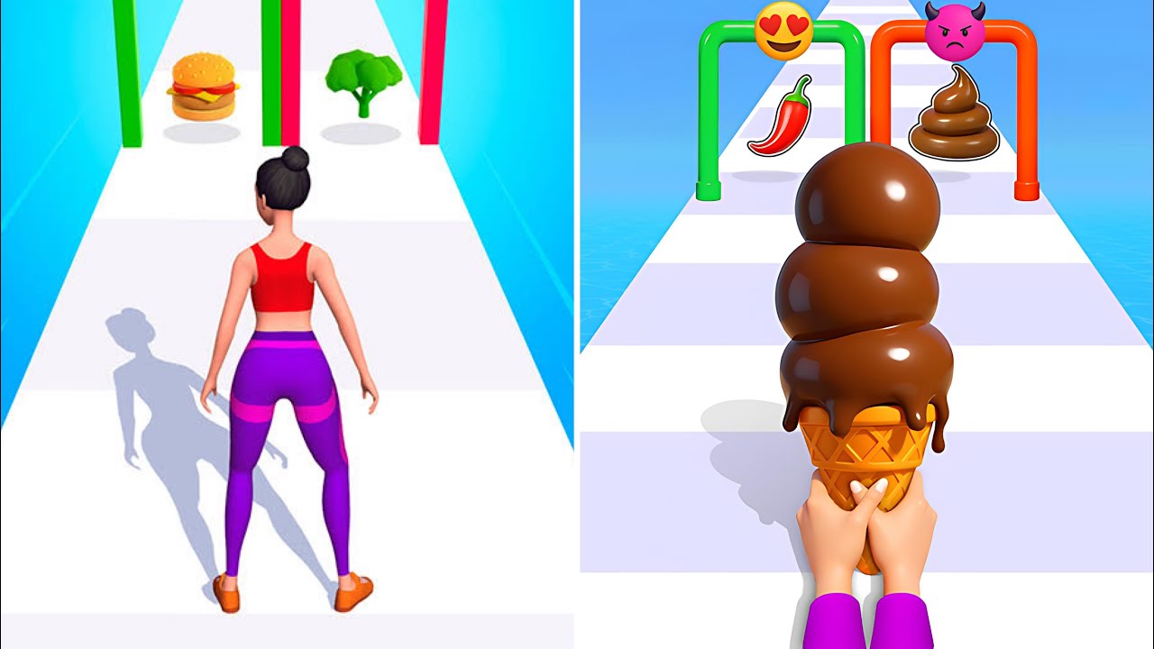 Twerk Race 3D🆚Stack Ice Cream Runner Max Levels 9999 Walkthrough Gameplay HT1H