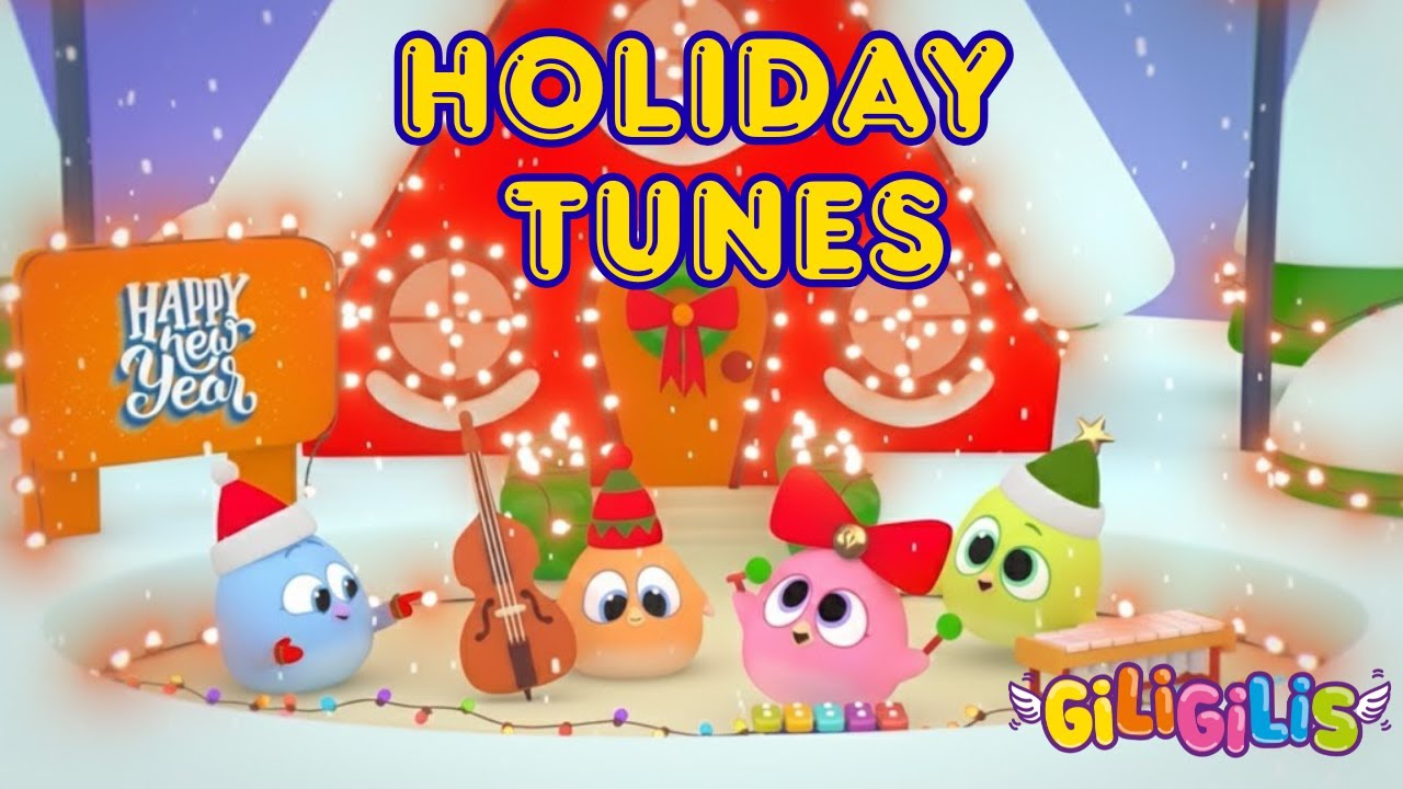 Giligilis Holiday Music Fun! | Kids Learn Instruments & Enjoy Festive Tunes