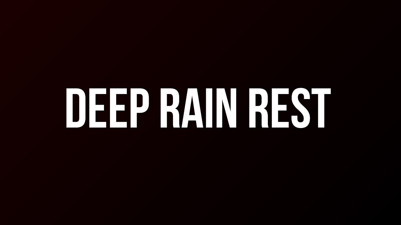 Deep Rain Sleep 🌙 The Best Cure for Insomnia