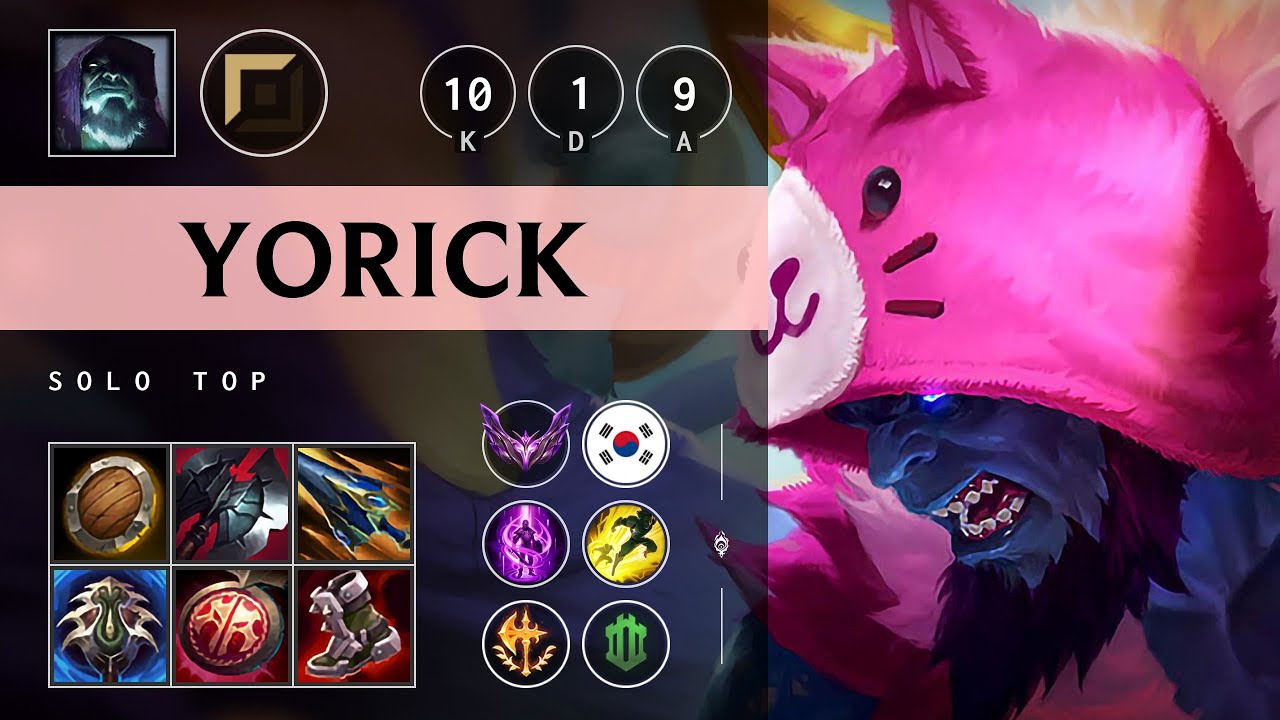 Yorick Top vs Jax: Legendary - KR Master Patch 14.20