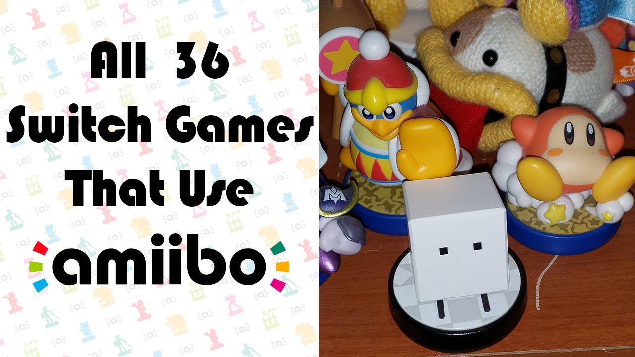 Все игры для Switch с поддержкой amiibo (2017–2020) с участием @NintendoBlackCrisis