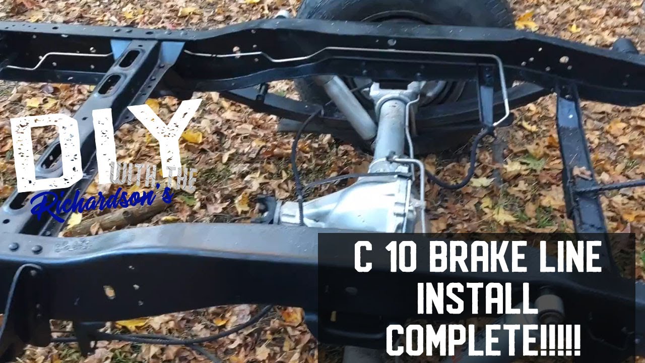 1985 C10 TRUCK BRAKE LINES INSTALL !!!
