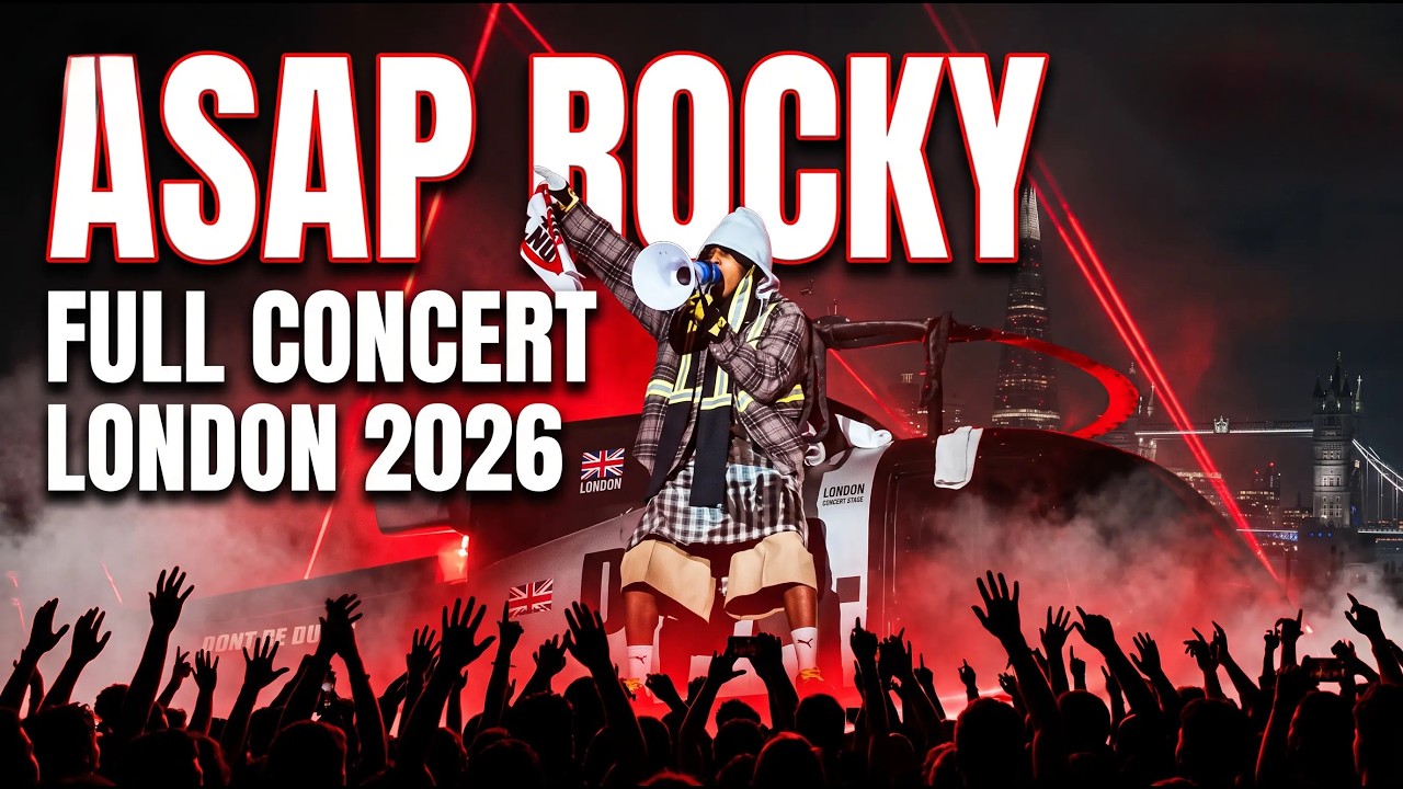 ASAP Rocky Full Concert Live in London 2026 O2 Arena