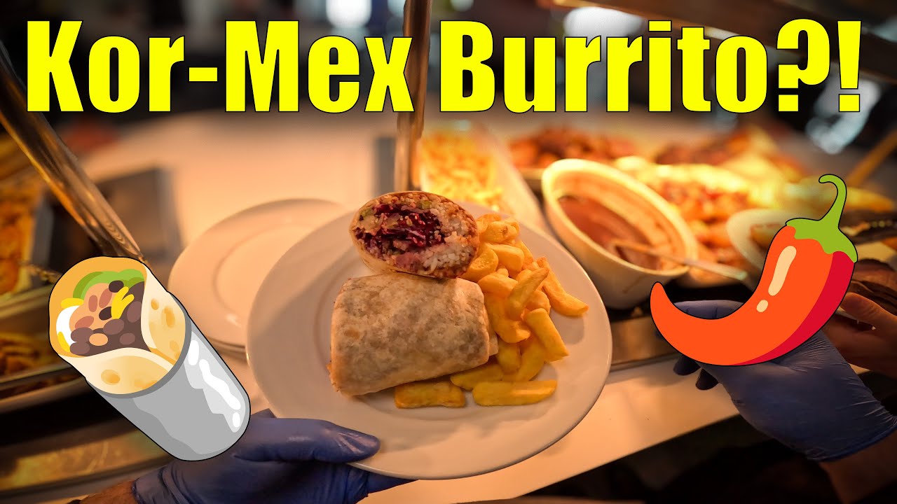 Korean Flavours, Mexican Style! Epic Fusion Burrito 👌😊👍