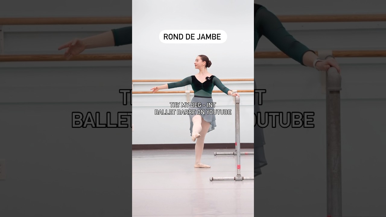 Rond de Jambe from my beg - int ballet barre on YouTube #ballet #barre #balletteacher