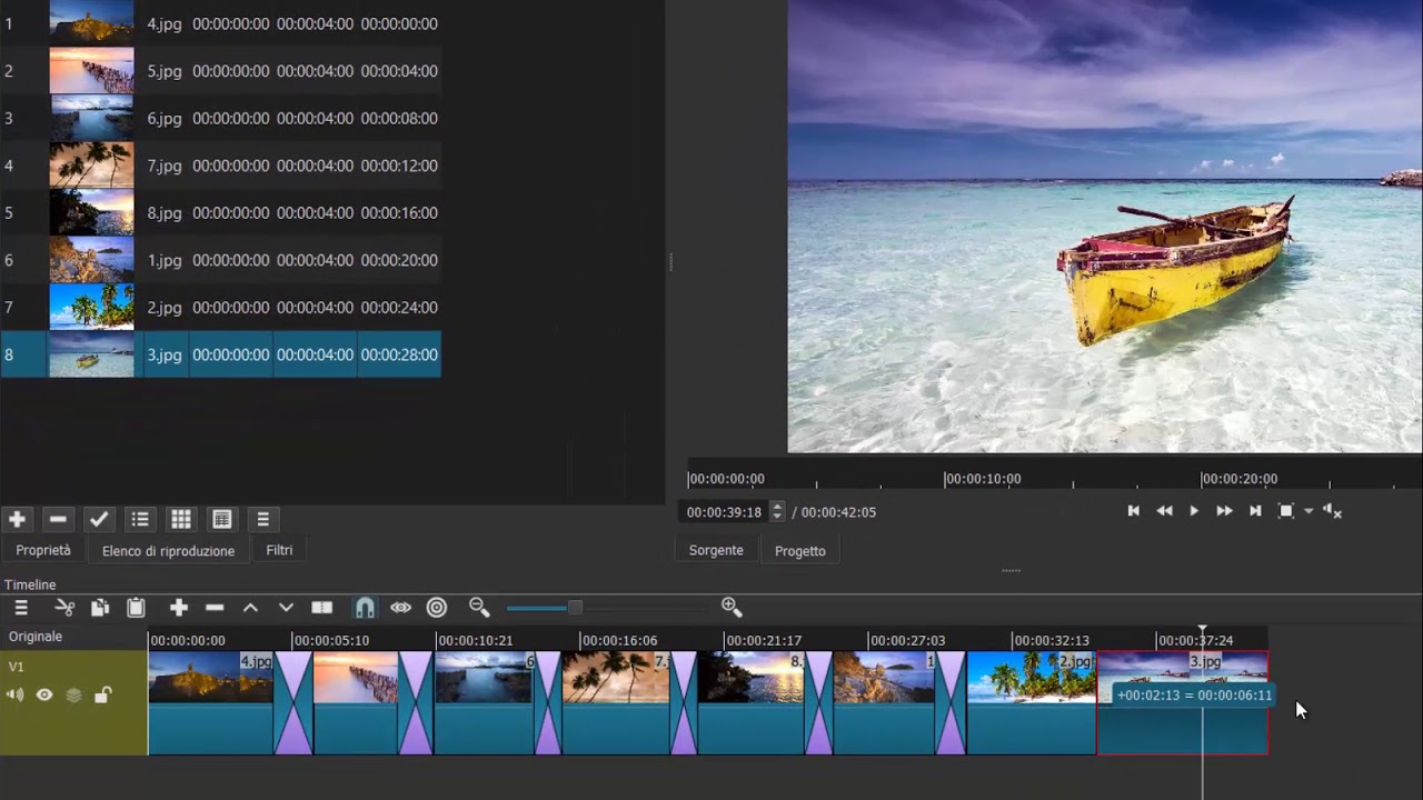 Come creare slideshow di foto con musica e transizioni