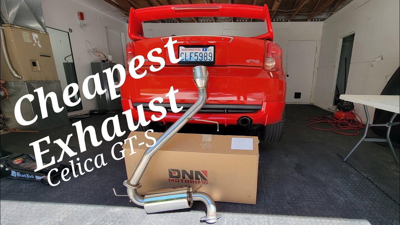 Celica GT-S CHEAPEST EXHAUST IN WORLD!!! Must Watch **