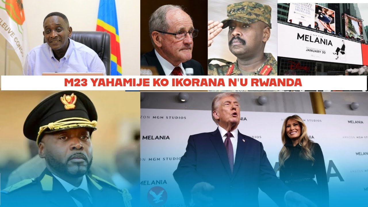M23 YAHAMIJE KO IKORANA N'U RWANDA||AMERIKA ATEYE UTWATSI IMBABAZI ZIHERUKA GUSABWA NA GEN. MUHOOZI