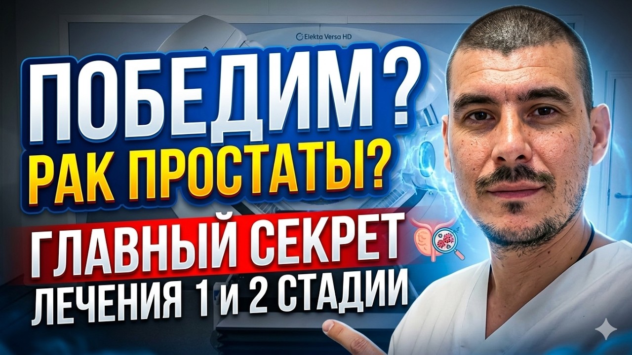 ЛЕЧЕНИЕ РАКА ПРОСТАТЫ 1 и 2 стадии