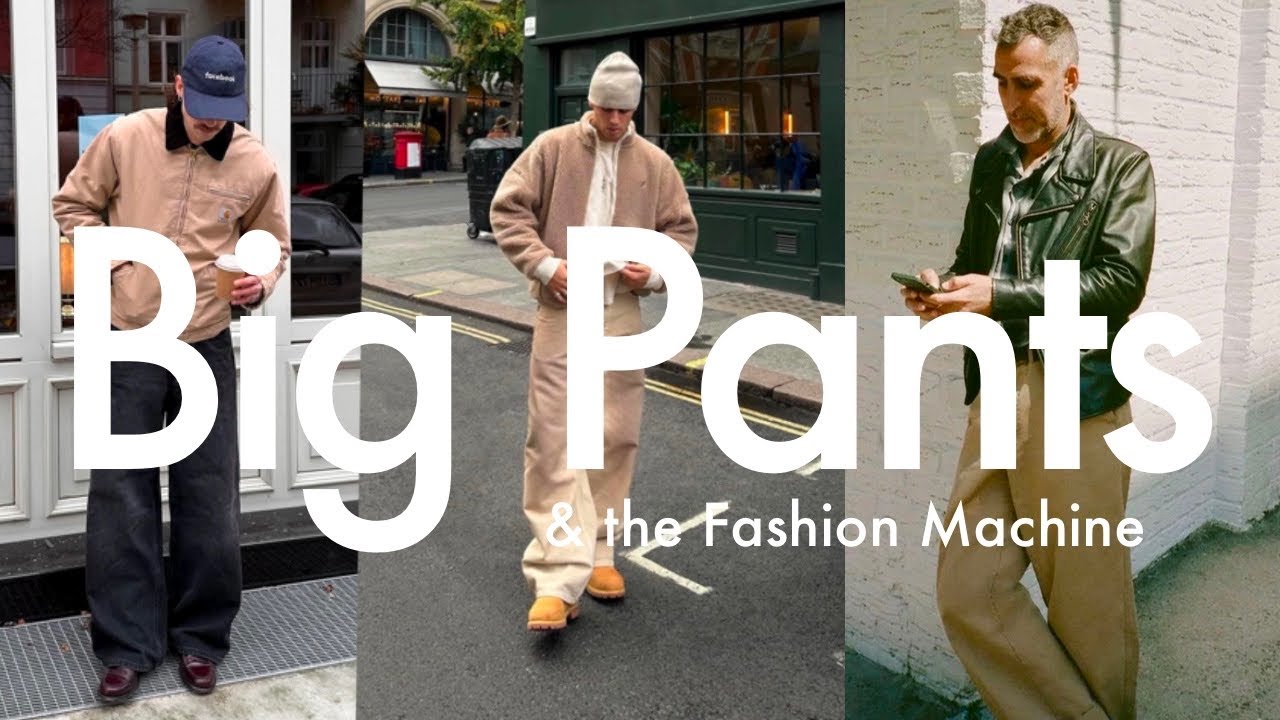 Drape, Big Pants, Four Lads in Jeans & the Fashion Trend Machine