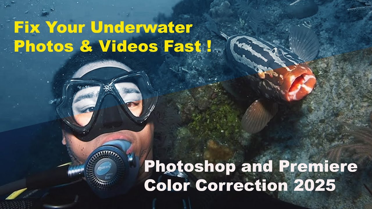 How to Fix Your Blue Underwater Photos Videos! Diving and Snorkeling Tips Capture One/Premiere 2025