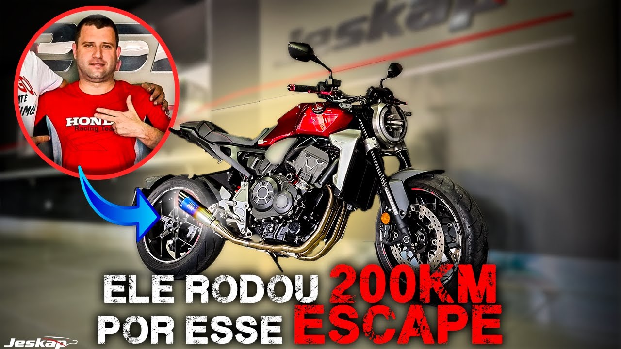 ELE RODOU 200KM POR ESSE ESCAPE! JESKAP FULL K9 CB1000