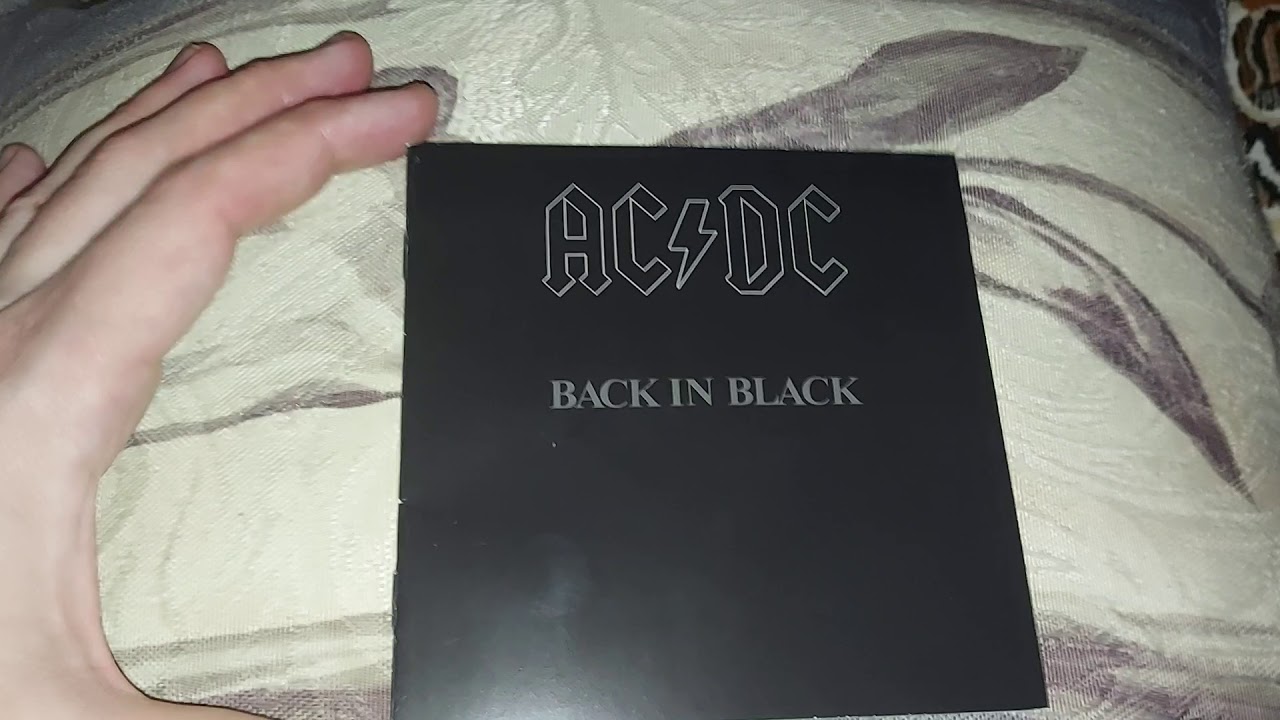 AC/DC BACK IN BLACK- UNBOXING CD DIGIPACK
