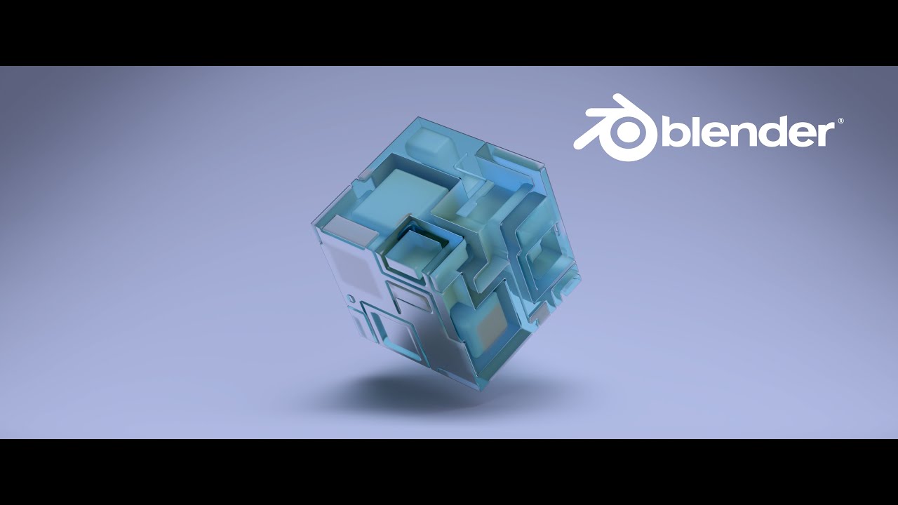 Abstract Motion Graphics Cube Animation In Blender 3D