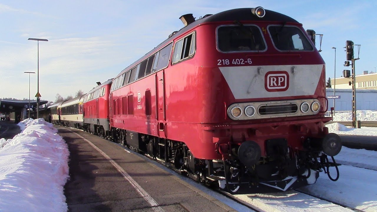 Allgäuer Winterwunderland: Vereiste und verschneite Züge im Winter 2018/19 Teil 1