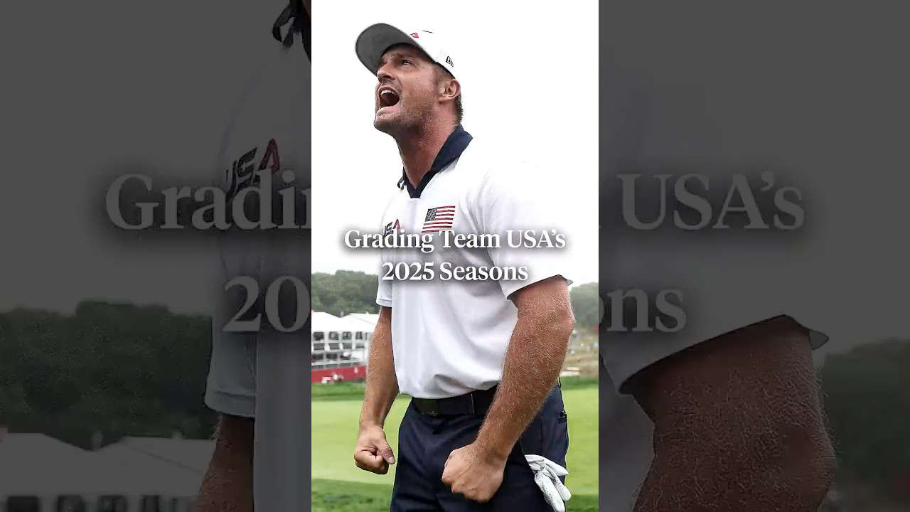 Grading Team USA's 2025 seasons heading into the Ryder Cup. ✍️