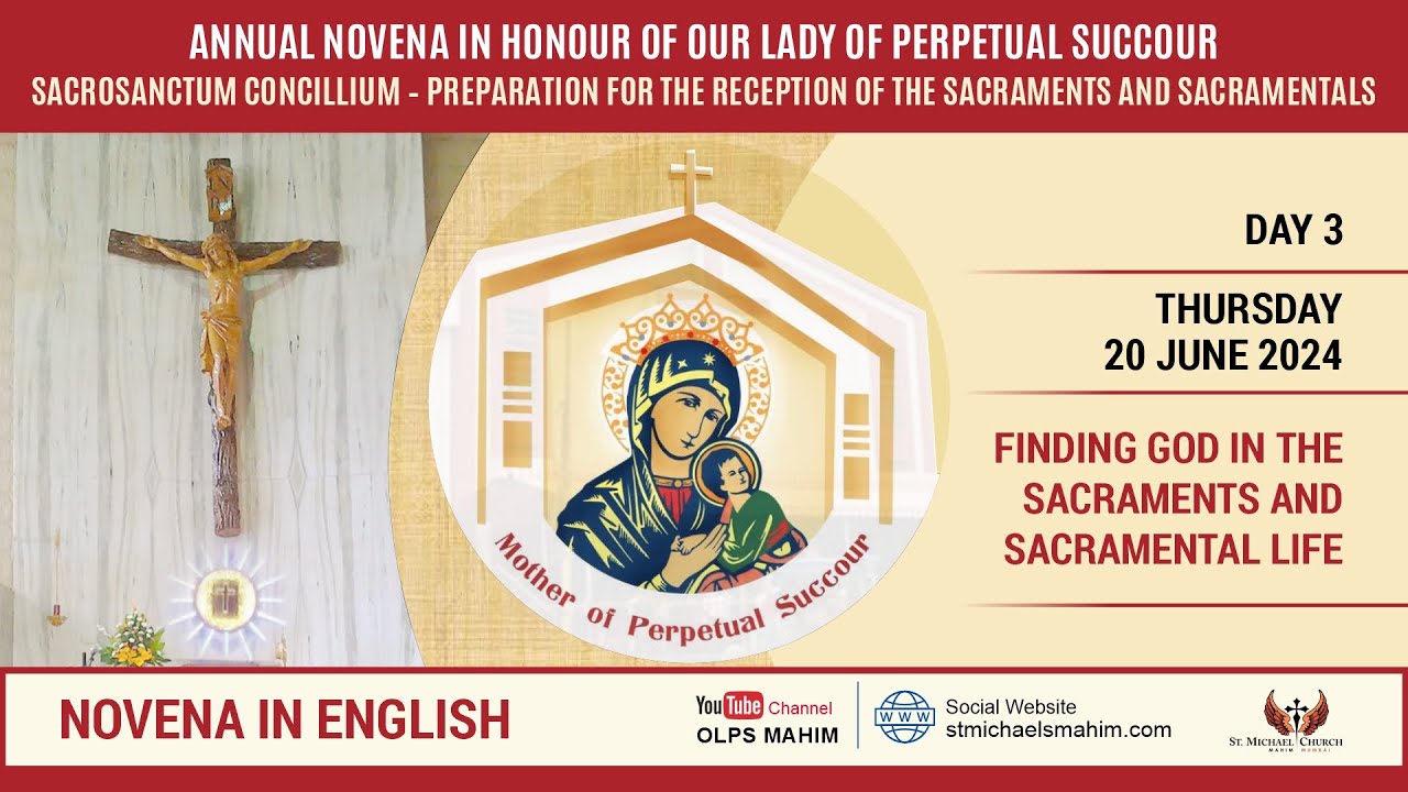 DAY 3  ENGLISH - OUR LADY OF PERPETUAL SUCCOUR NOVENA 2024